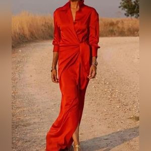 High Waisted Maxi Dress